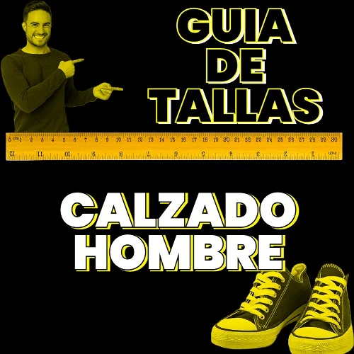 guia tallas calzado hombre